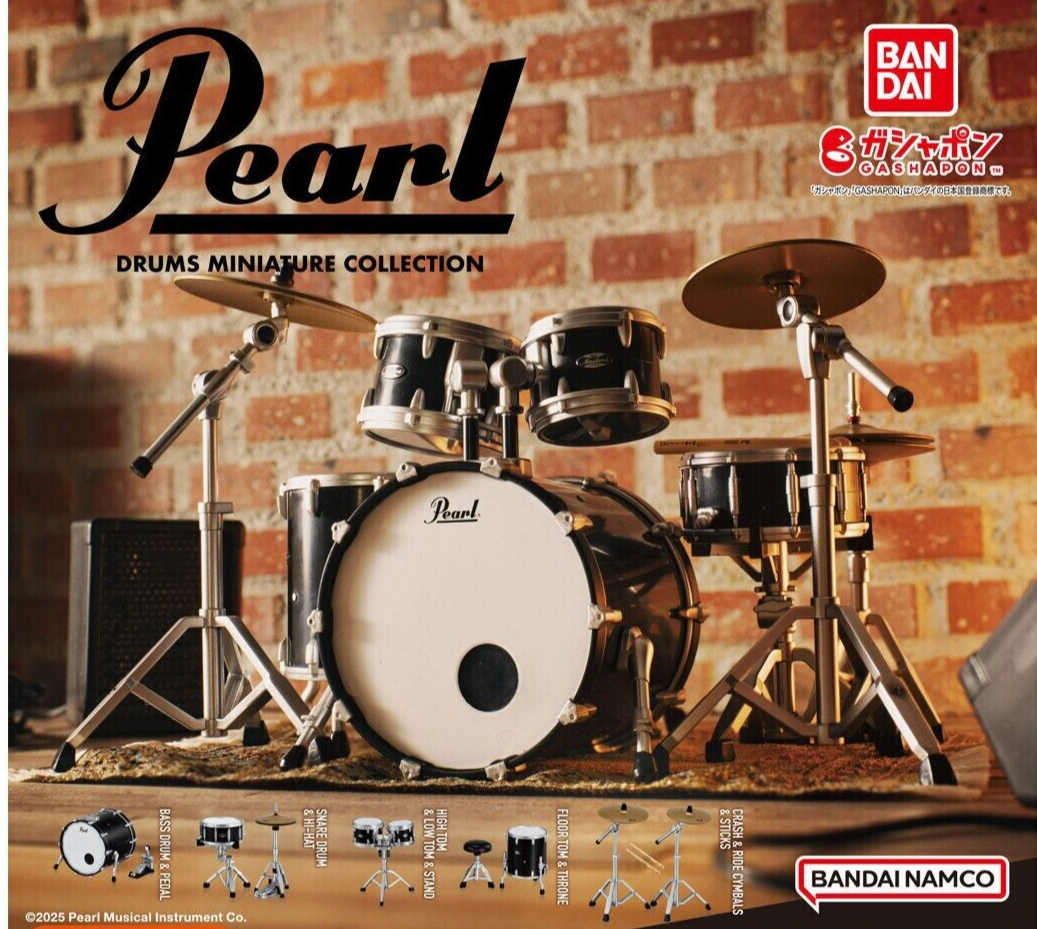Pearl Drums Miniature Collection 全5種 コンプ Pearl Drums Miniature Collection Complete of 5types Capsule Toy