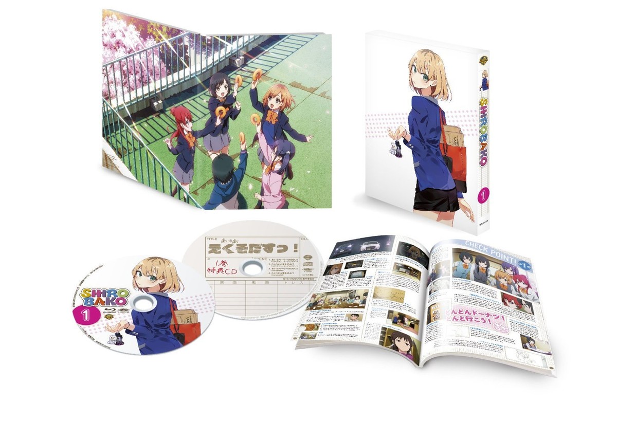New SHIROBAKO Vol.1 Limited Edition Blu-ray CD Booklet Japan Anime
