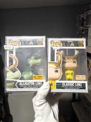 Marvel Alligator Loki & Classic Loki Hot Topic Boxlunch Exclusive Funko Pop Set