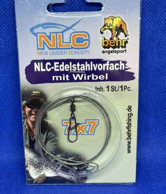 NLC-Edelstahlvorfach mit Wirbel 7x7