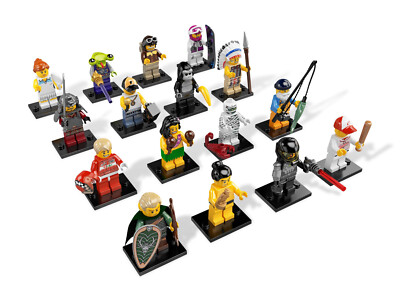 LEGO  Minifiguren 8803 8804 Serie 3 & 4 zum wählen in originaler OVP TOP