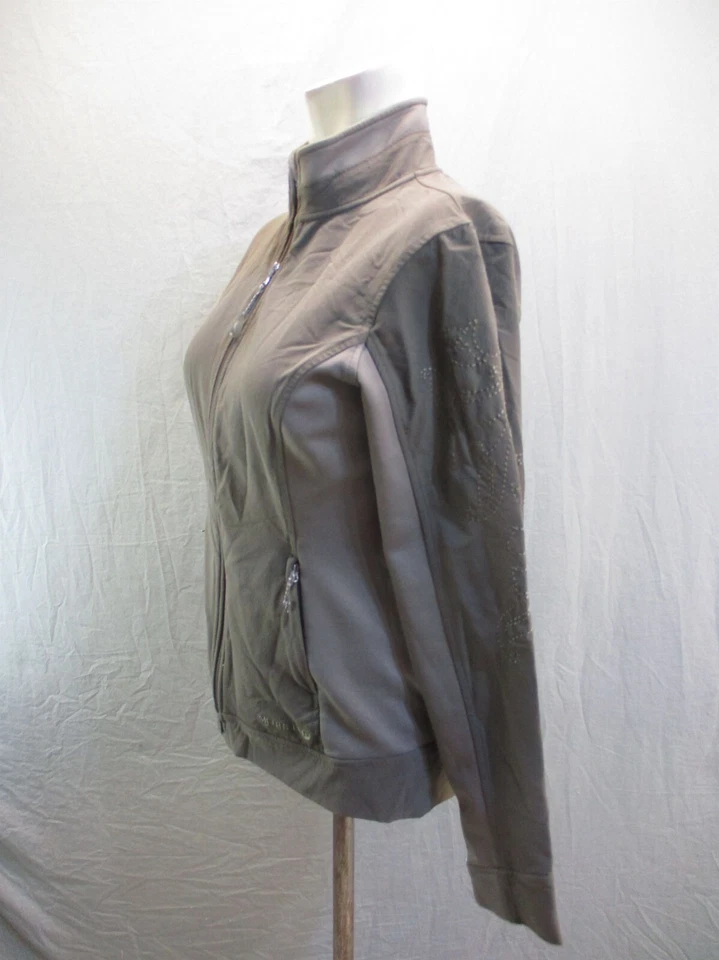 Merrell размер M женщин коричневый стойка воротник длинным рукавом Aeroblock куртка 5BL-128 - Изображение 3 из 4