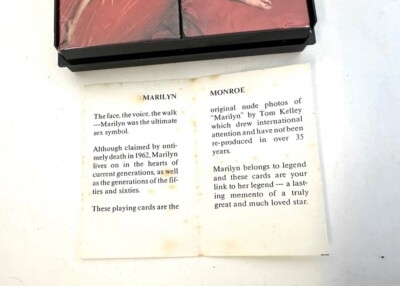 トランプ 1976 Marilyn Monroe CARDS Marilyn Monroe playing cards