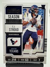 2023 Panini Contenders Football C.J. Stroud Rookie Season Ticket #40 RC  Texans
