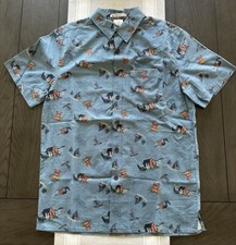 Disney Parks Hawaiian, Tiki, Aloha Button Up Shirt, Size Small, NWT