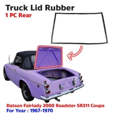 Trunk Lid Rubber Weatherstrip Fits Datsun Fairlady 2000 Roadster SR311 1967-70