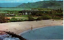 Kauai Resort Hotel Where the Wailua River Meets the Ocean Hawaii Postcard