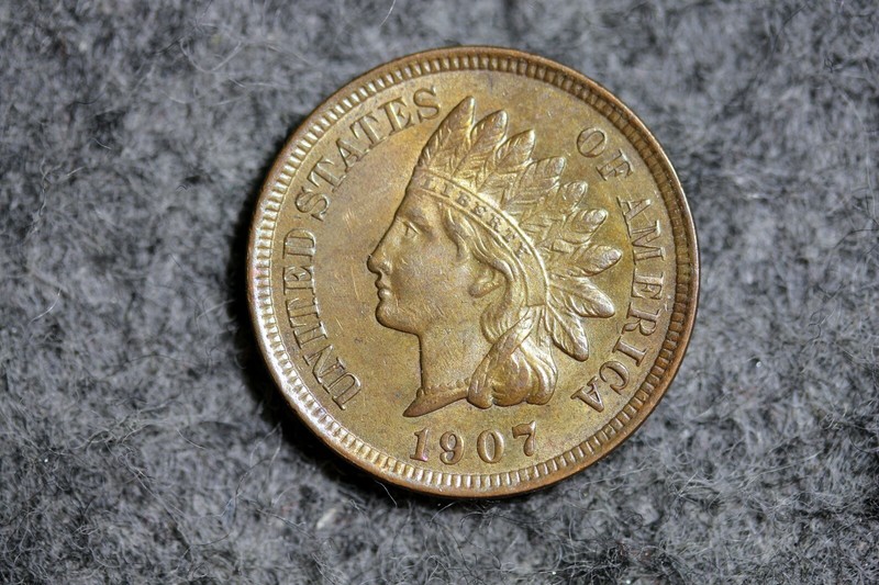 Estate Find 1907 - INDIAN HEAD Cent!!  #J17380