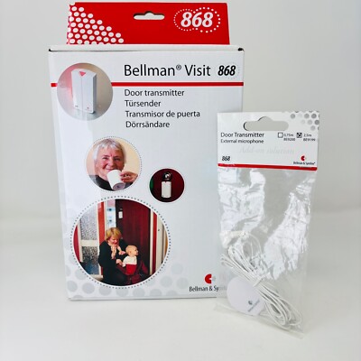 Bellman & Symfon Visit Door Transmitter Türsender BE1410 inkl. Mikrofon NEU  