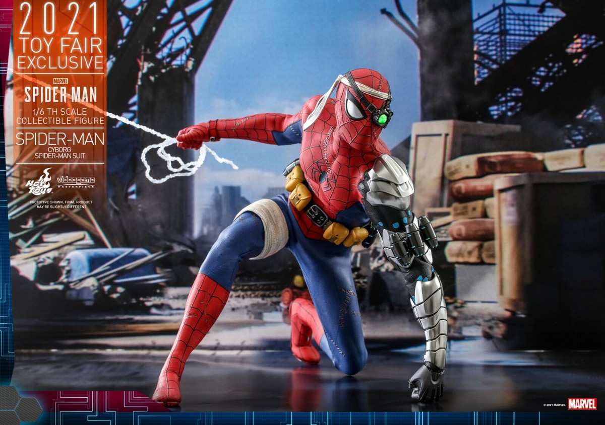 HOT TOYS Special Edition VGM51B MARVEL'S SPIDER-MAN CYBORG SUIT