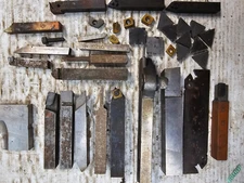 Vintage Armstrong Cut off Tool Holder Inserts Sandvik Lathe CARBIDE TURNING G420