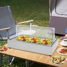 Ice Food Serving Display Tray Buffet Cold Serving Cooler Platter Cooling Food