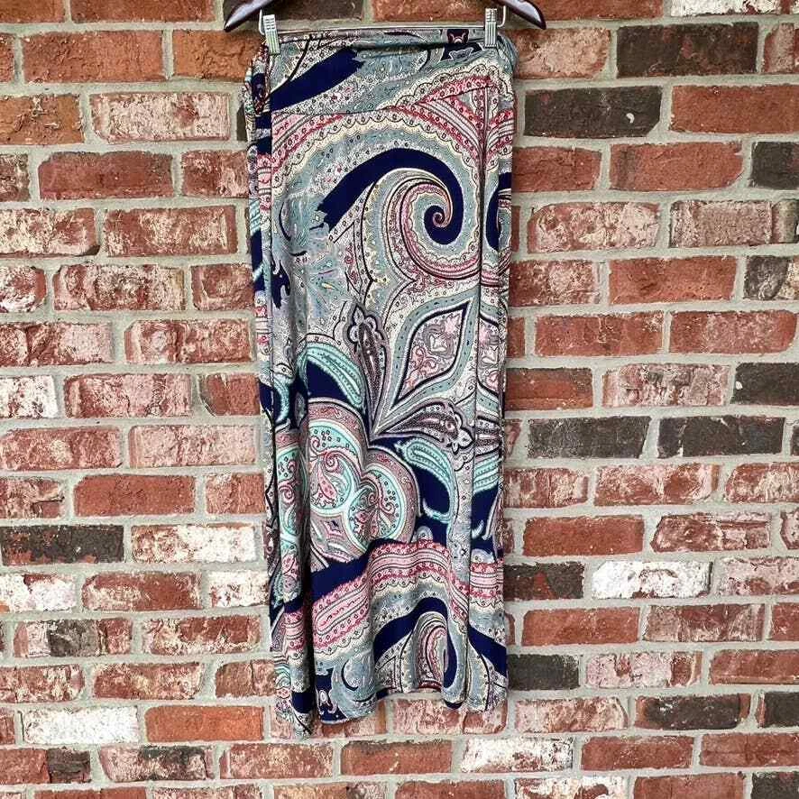 Gilli Paisley Maxi Skirt Women s 2x eBay