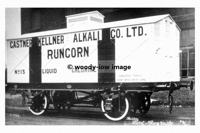 rp05158 - Railway Tanker Wagon - Castner Kellner Alkali Co Runcorn print 6x4
