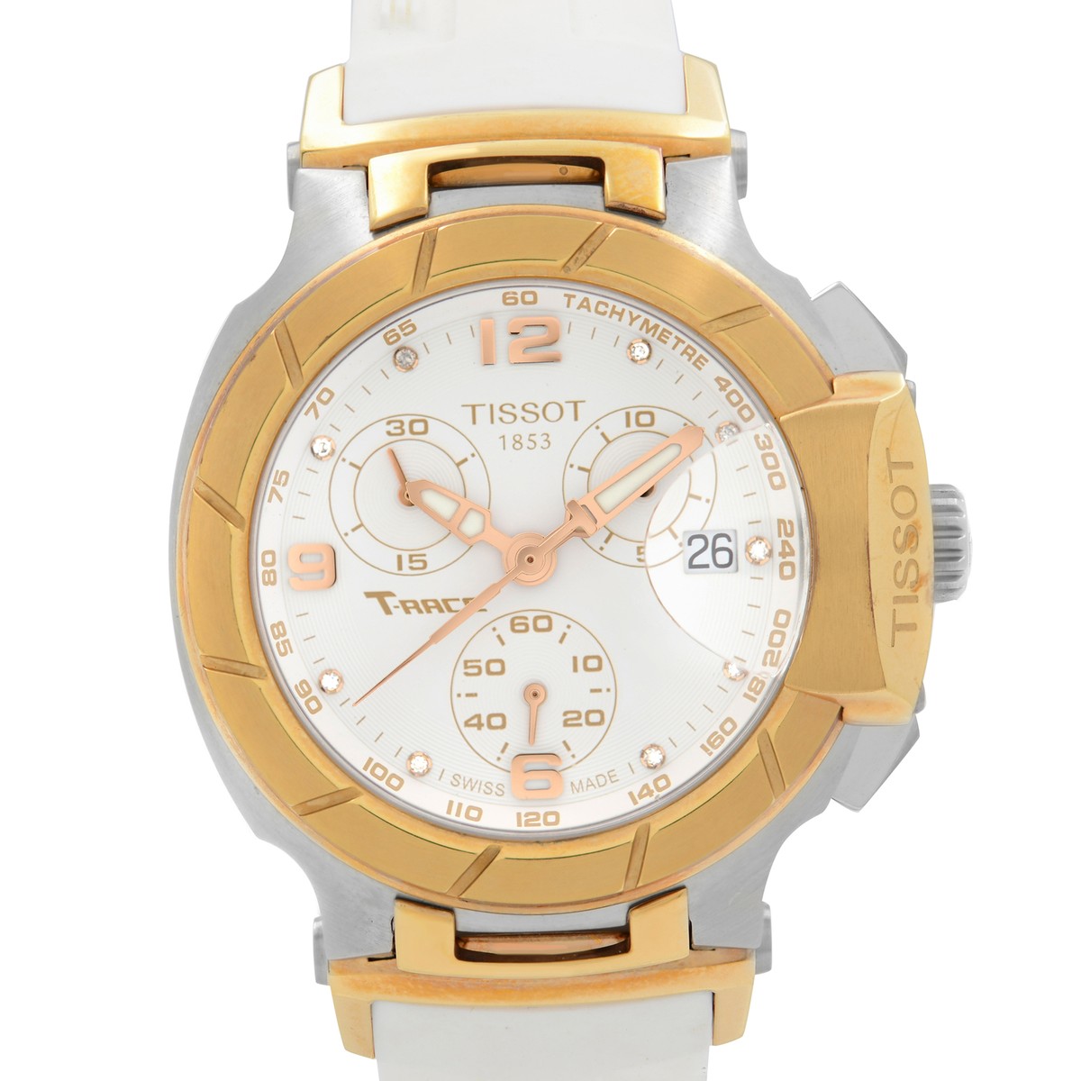 【大特価】TISSOT アナログ時計 ホワイトダイヤル T048.417.17.116.00 Tissot T-Sport