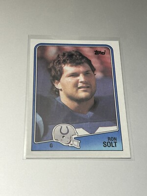 1988 Topps Football #125 RON SOLT Indianapolis Colts | eBay