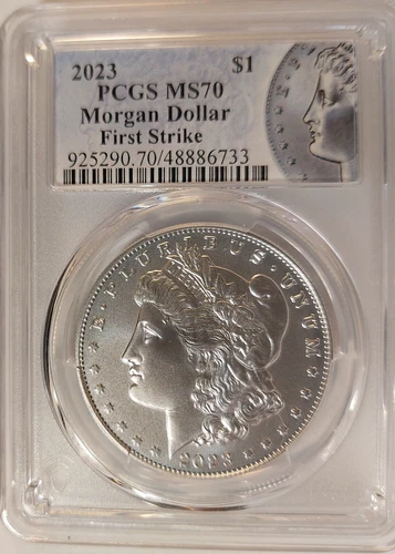 2023 Morgan Silver Dollar PCGS MS70 First Strike Morgan Dollar **FREE SHIPPING**