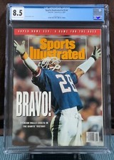 Sports Illustrated Super Bowl 25 Newsstand CGC 8.5