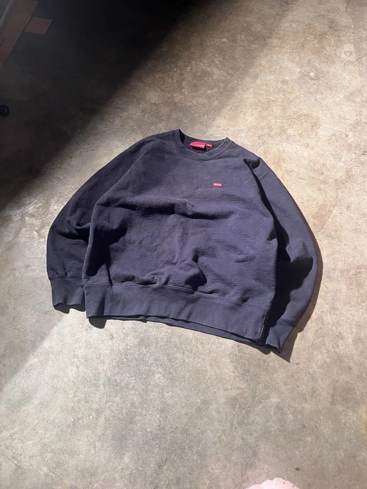 Vintage Supreme Crewneck Box Logo Jnco Y2k Grunge Emo Gothique Baggy Loose 