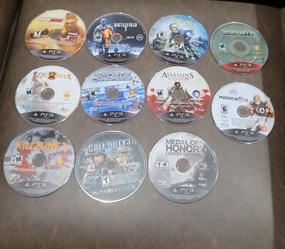 PS3 PlayStation 3 Game Lot of 11 games, see description...(QQ)