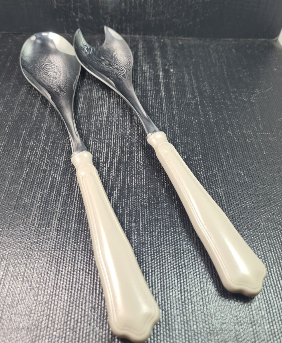 RoseGold Set Posate Insalata 2 Pezzi - Cucchiaio E Forchetta In Acciaio Inox - Oro Rosa - 3