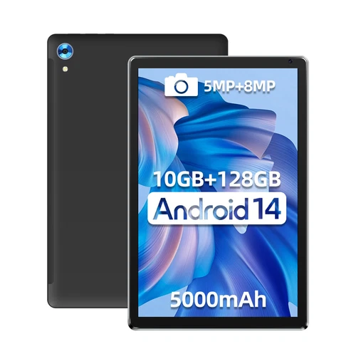 10,1 Zoll Android 14 Tablets 10+128GB IPS HD Touchscreen Octa-Core Dual Kamera - Bild 1 von 6
