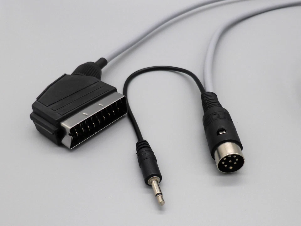 ZX Spectrum +2 ( grau ) und 128k RGB-SCART-Kabel.  High-quality  RGB SCART cable - Bild 2 von 4