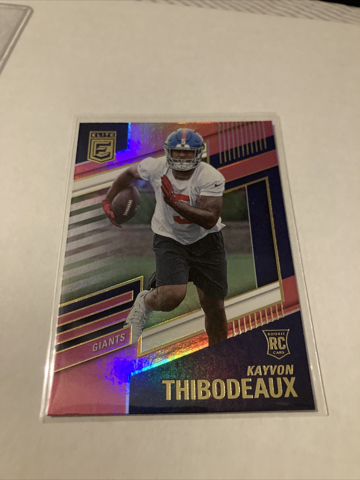 2022 Donruss Elite Football Pink Parallel #137 Kayvon Thibodeaux Rc Giants