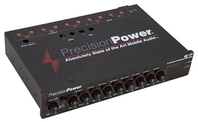 Precision Power E.7 1/2 DIN 7-Band Parametric Equalizer with LED Display