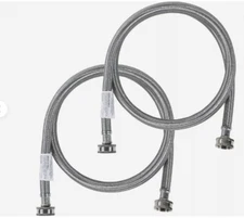 NEW Certified Appliance Accessories Washing Machine Hoses (2 Pack)  Hot and Cold