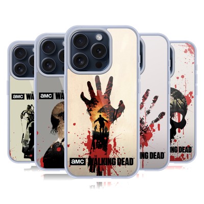 OFFICIAL AMC THE WALKING DEAD SILHOUETTES SOFT GEL CASE FOR APPLE iPHONE PHONES
