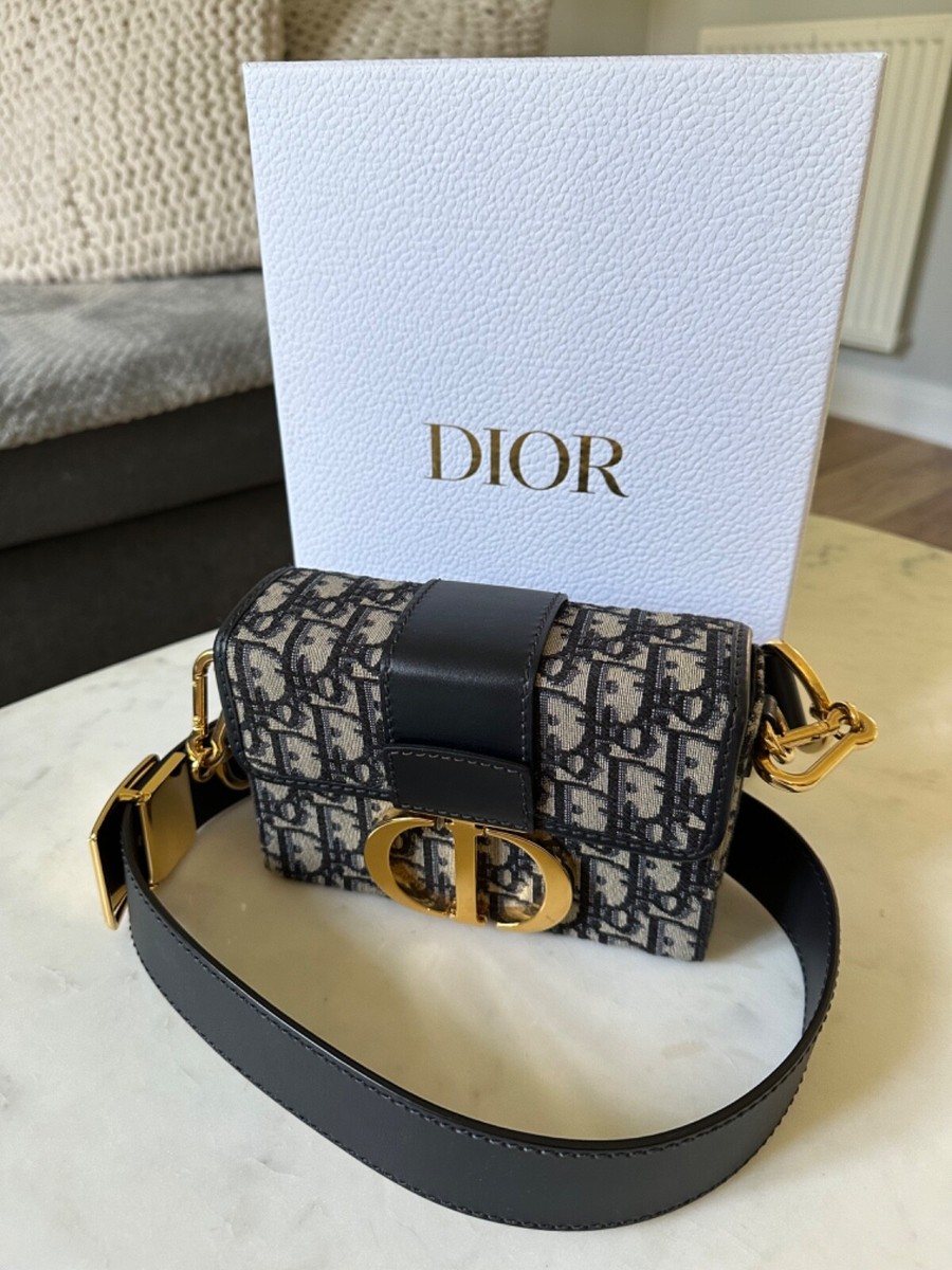Dior 30 Montaigne Box Bag Navy Great Condition | eBay UK