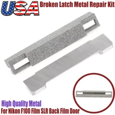 For Nikon F100 Series Back Film Door Broken Latch Breaking Metal Repair Kit US