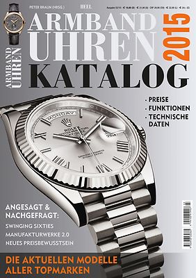 Textbook Wristwatches Catalogue 2015, NEW over 1,300 Watches 140 Different Brands