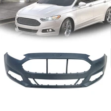 Front Bumper Cover For 2013 2014 2015 2016 Ford Fusion Sedan Plastic Primed NEW