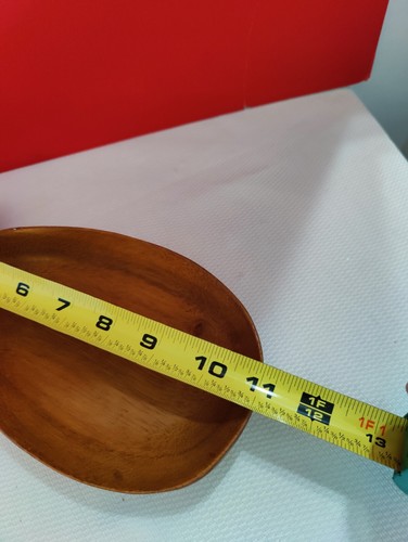 2 Vintage Hawaii Monkey-Pod Wood Pineapple Bowls By Blair's Carved In Siam - Picture 5 of 12