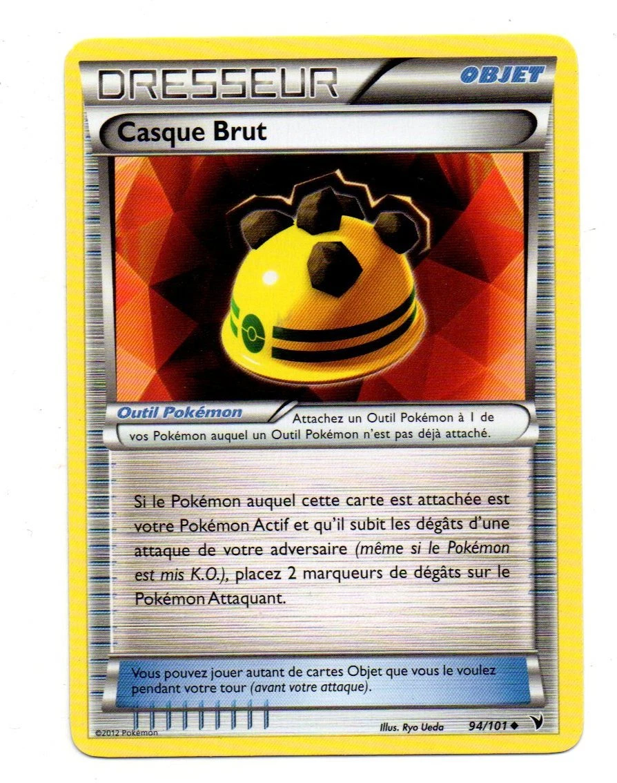 Pokémon N° 94/101 - Entrenador - Casco Brut ...... (A5189)