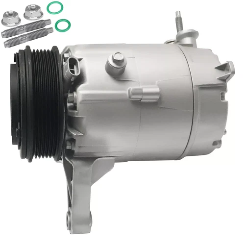 A/C Air Compressor w/ Clutch For Chevrolet Impala 2006 2007-2011 3.5L CO 21471LC - Picture 2 of 4