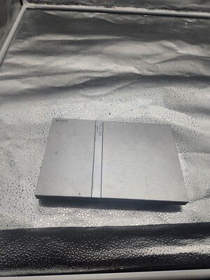 Sony PlayStation 2 PS2 Slim Silver SCPH-77001 Console Only - Cleaned, Tested!