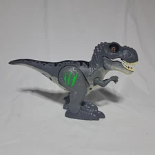 Zuru Robo Alive  Gray Dinosaur T-Rex Sounds & Moves WORKS