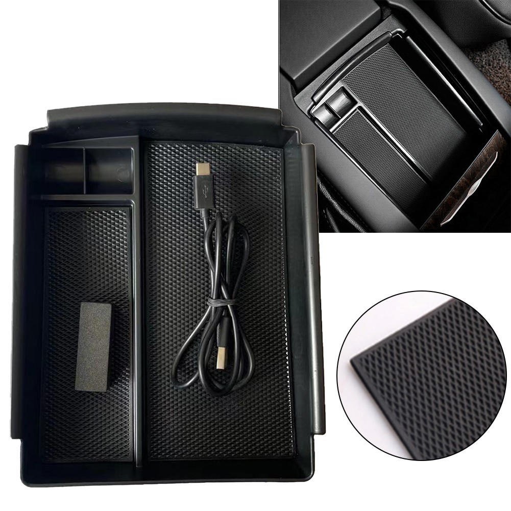 For Tesla Armrest Wireless Charger with Practical Storage Feature 2016 to 2020