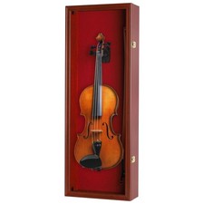 Violin Display Case Violin Case Hanger Stand 33" Height Mahogany Finish Frame...