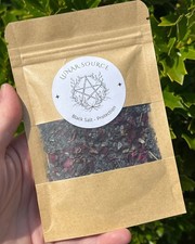 Witches Black Salt Spell Break Curses Evil Fiery Wall Protection Ritual 2 oz