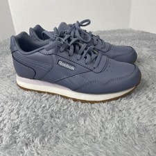 Reebok Sneakers Women s Size 6 Gray Indigo Classic Harman Run Shoes Leather