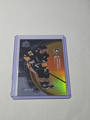 2021-22 Upper Deck Sidney Crosby 36/50 GOLD Triple Dimensions Reflections #30 