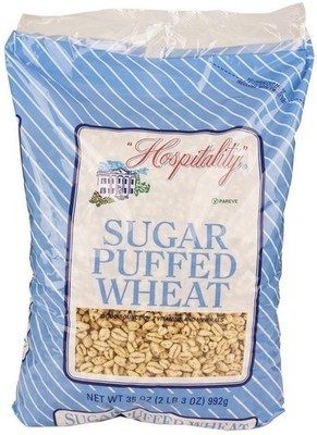 Puffed Wheat Cereal Sugar Sweet Bulk 8/35oz Breakfast Family Size 20.1lb