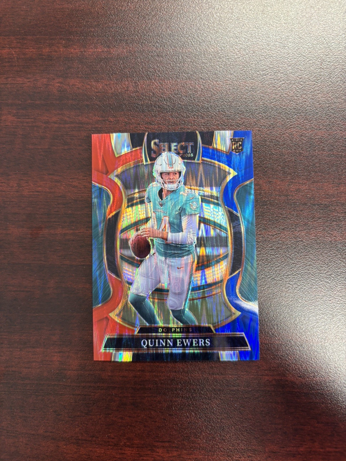 2025 Panini Select QUINN EWERS Concourse Level RED & BLUE SHOCK PRIZM Rookie RC