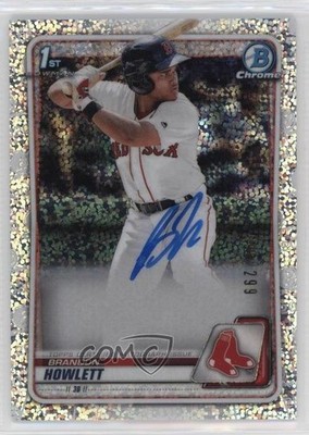 2020 Bowman Chrome Prospects Speckle Refractor /299 Brandon Howlett Auto 0w8