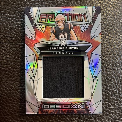 2024 Obsidian Jermaine Burton Eruption RC Patch /99 Bengals Rookie Silver SP