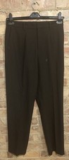 Uniqlo Men’s Black Trousers W28-29” L30 Rise 11.5” Polyester/Viscose Blend